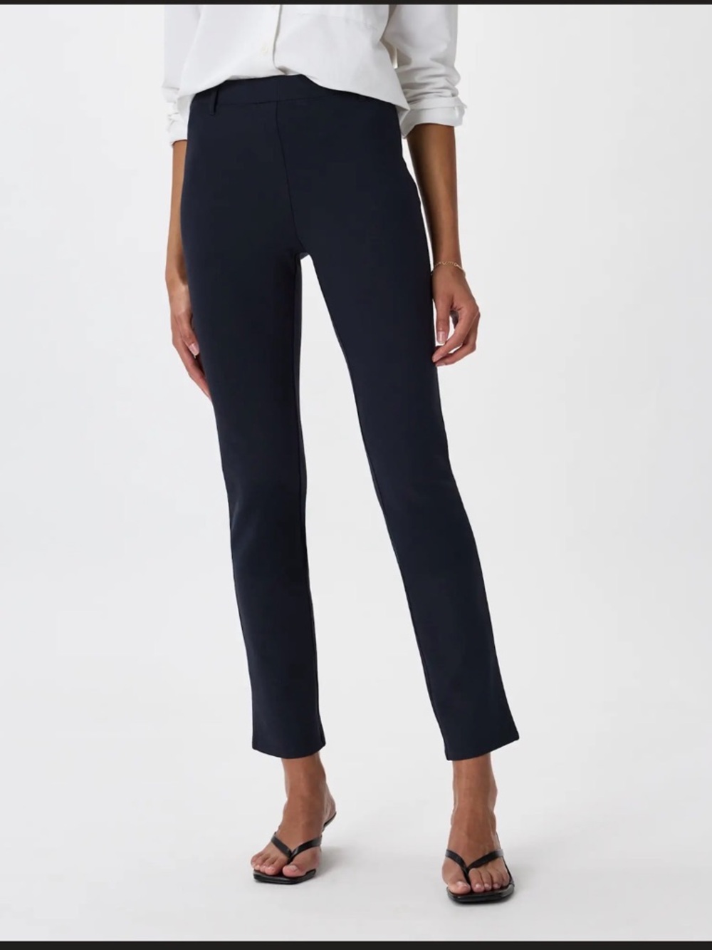 QUINCE Ultra-stretch Ponte striaght leg pants